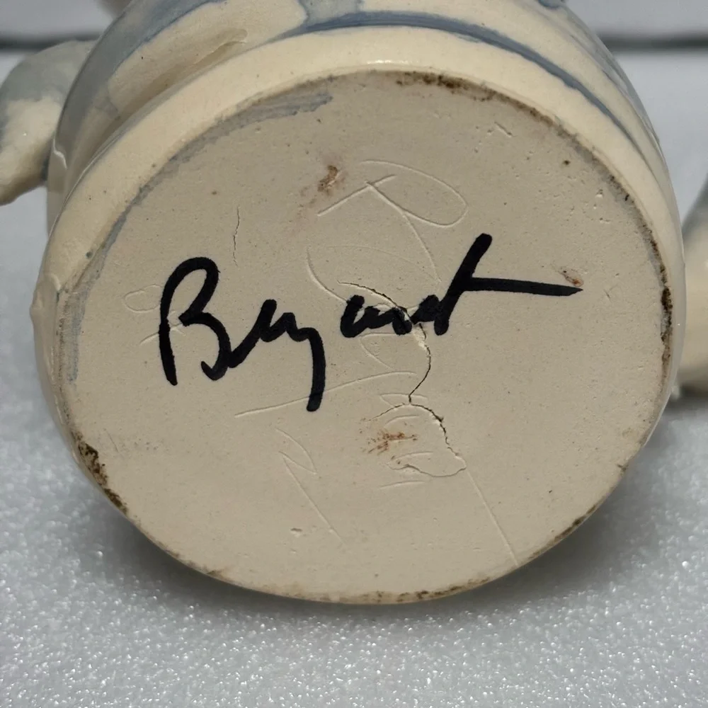 Elephantnt Art Pottery Vase Signed “Bryant”